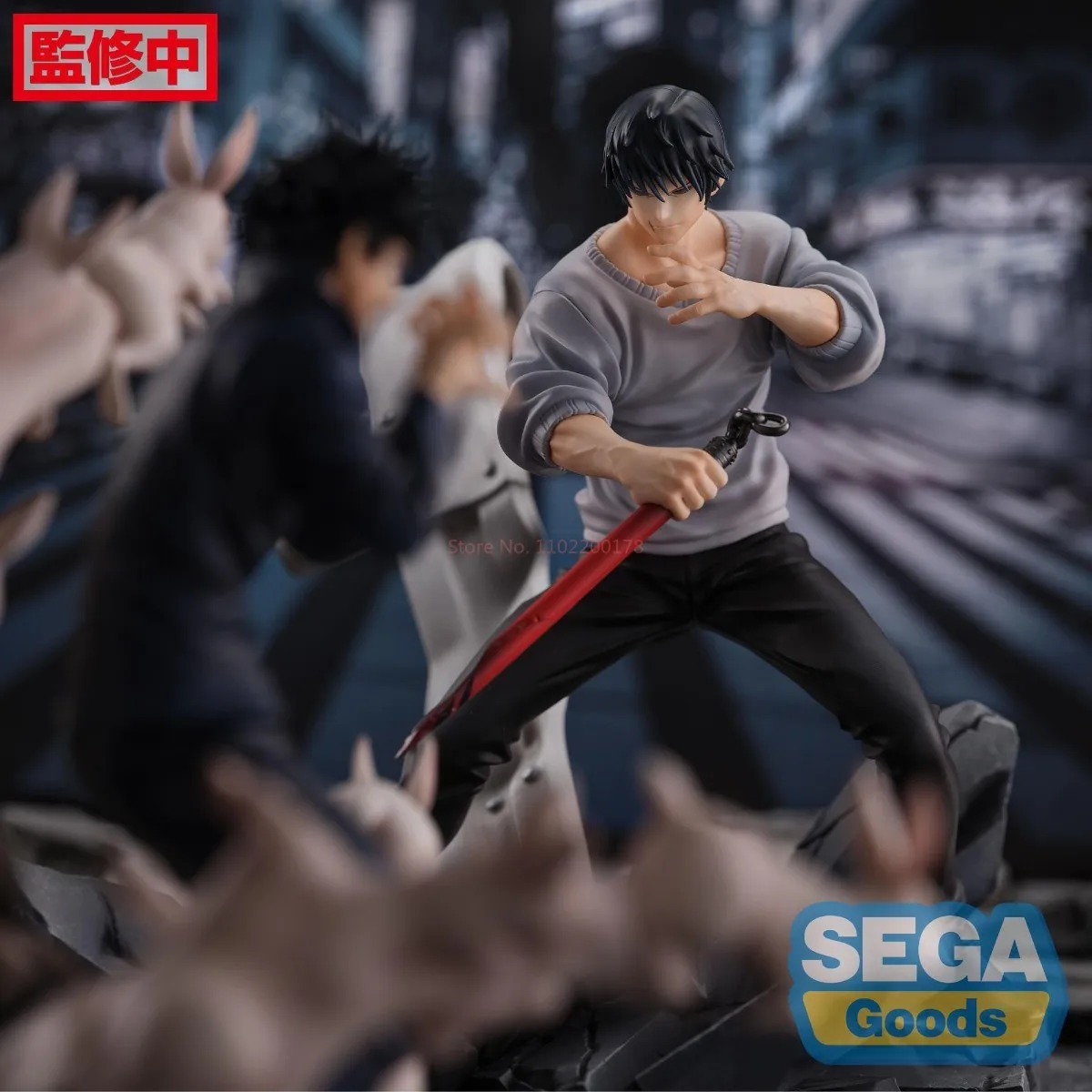 Anime Figura Action Model Collection, Genuine Sega, Fmalpha Jujutsu Kaisen Figurine, Fushiguro Toji Fushiguro Megumi, Brinquedo de PVC Presente De Natal