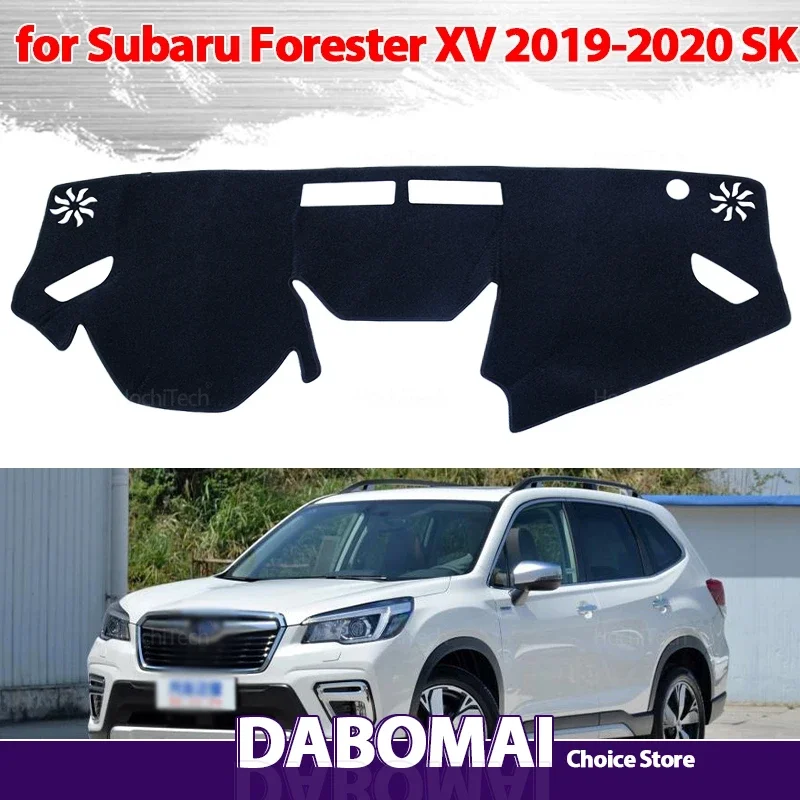 

Для Subaru Forester Xv 2019-2020 SK аксессуары для интерьера авто крышка приборной панели автомобиля коврик для приборной панели коврик для приборной панели коврик для приборной панели анти-УФ коврики