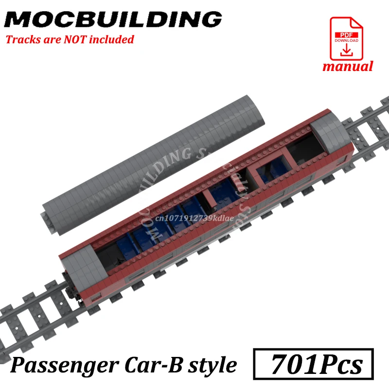 OBB Train Railjet Locomotive RJ Engine Bricks Railway Accessories Display Model MOC Building Blocks Toys Construction Gift
