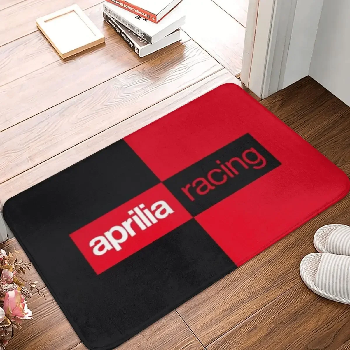 Aprilia Racing Channel Doormat Rug Carpet Mat Footpad Polyester Non-slip Antiwear Front Room Corridor Kitchen Bedroom Balcony