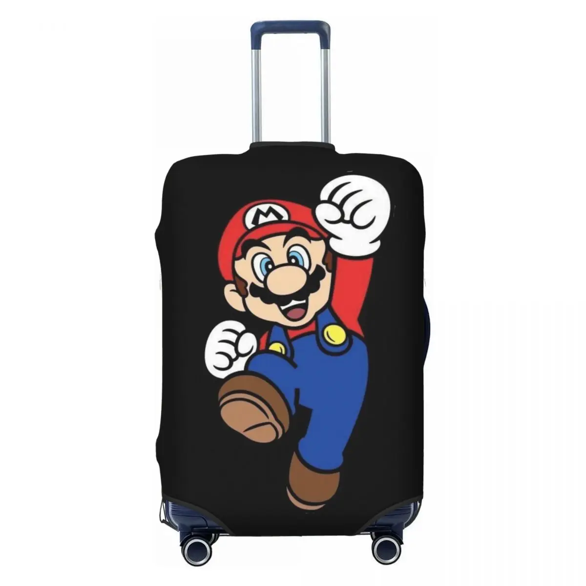 

Custom M-Marioed Game Travel Luggage Cover Washable Suitcase Cover Protector Fit 18-32 Inch