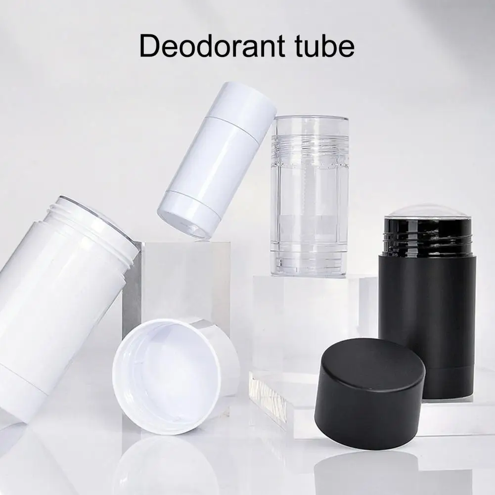 Useful Deodorant Container Sturdy Construction DIY Round Twist Up Bottom Filling Deodorant Container