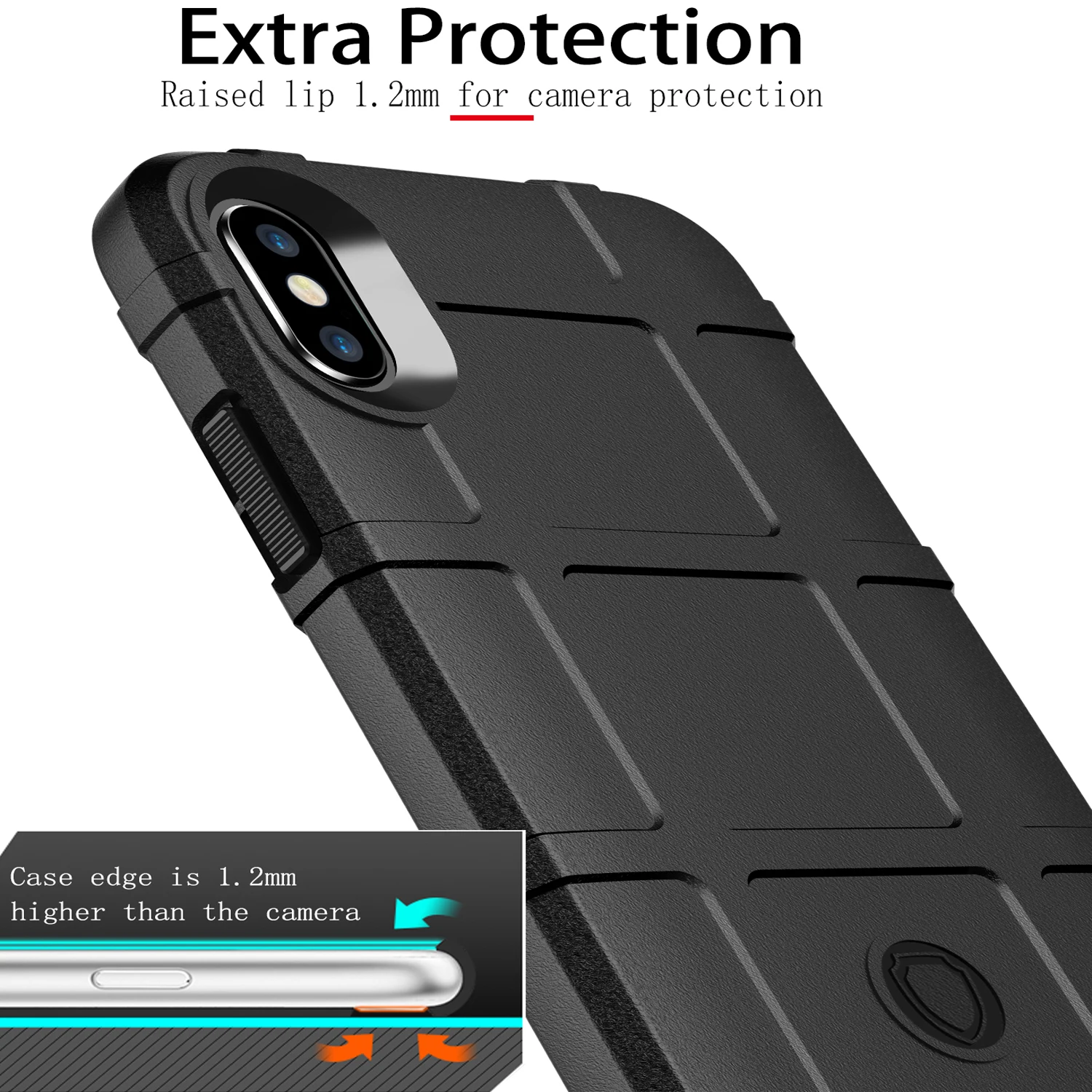 Case For iPhone 15 14 13 12 Pro Max 11 8 7 6 S 6S Plus SE 2022 2020 X XS XR Armor Silicon Durable Shield Cover Shockproof Case