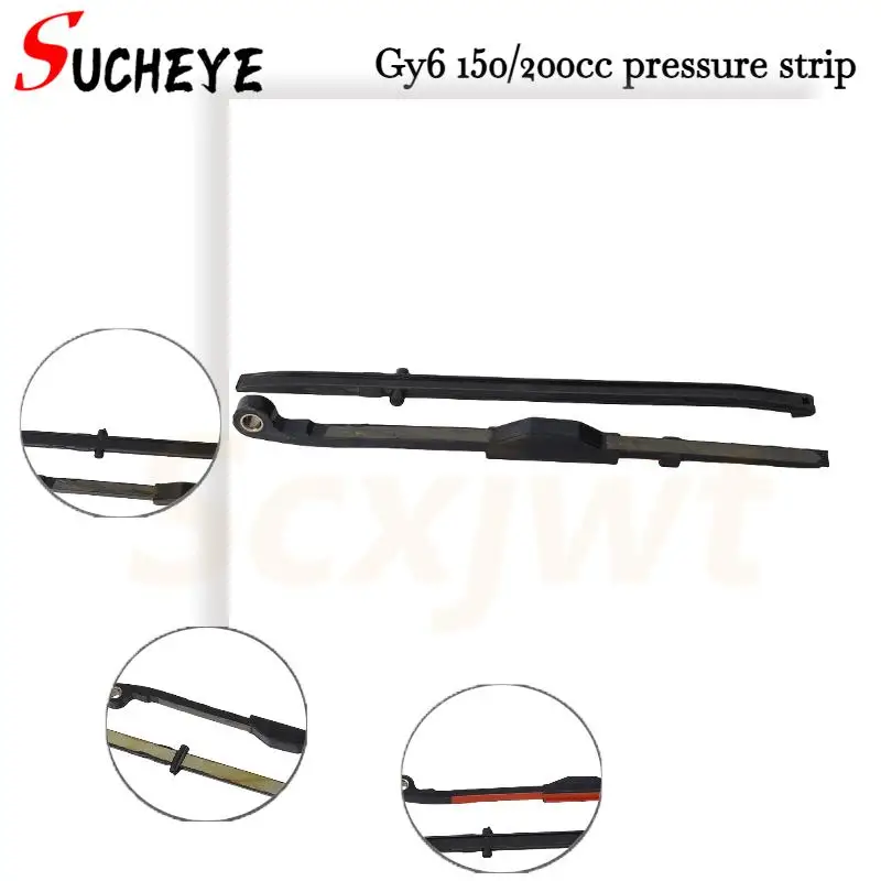 Napinacz i prowadnica łańcucha rozrządu silnika GY6 150cc 20cc