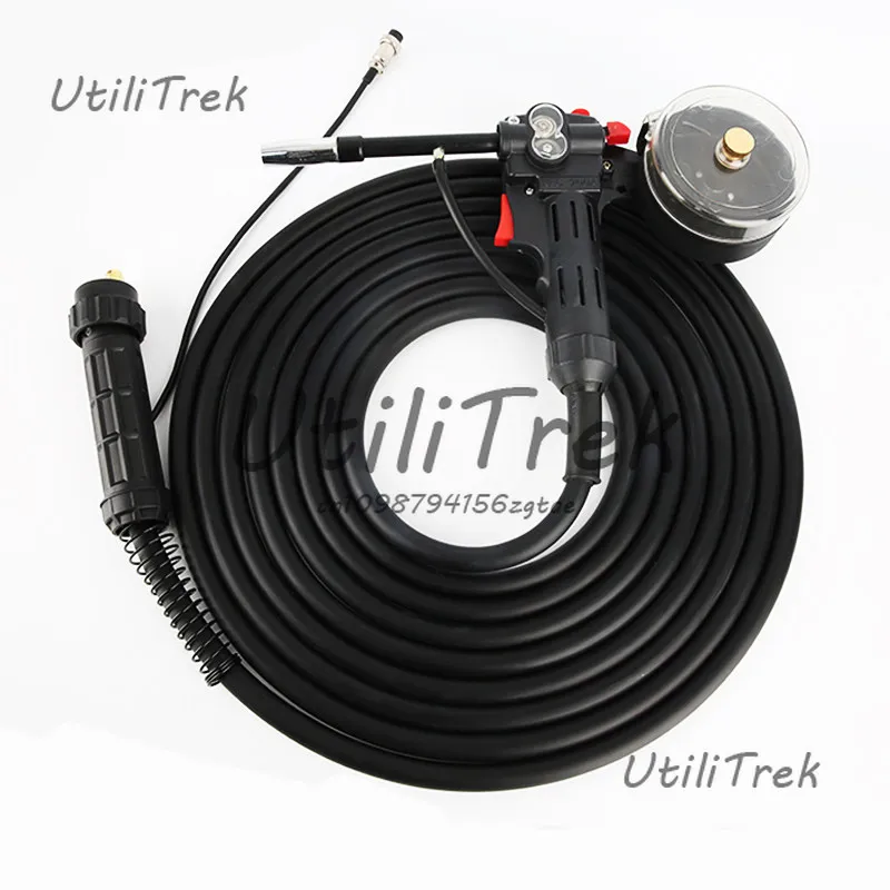 

10Ft 3 Meters MIG Welder Spool Gun Wire Feeder Aluminum Welder Use Standard Spool with Euro Connection 24V DC Motor Free Nozzle