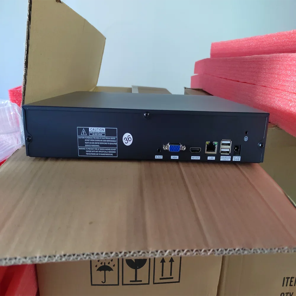 4K UItral 8MP 32-канальный сетевой видеорегистратор с обнаружением движения H265 с двумя потоками