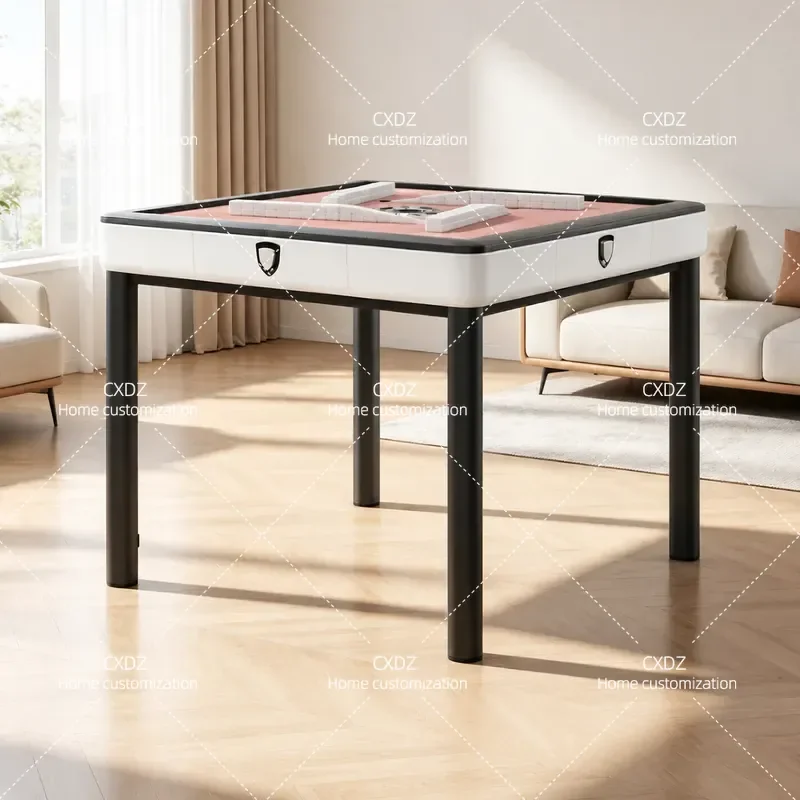 Fully Automatic Mahjong Table Folding Electric Mahjong Machine with Roller Coaster Design for Home Use Quiet Operation Easy