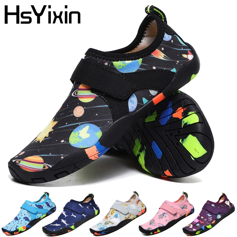 

Кроссовки цвета морской волны, женская детская обувь для воды, быстросохнущая, дышащая, подходит для обуви для водных видов спорта, уличные походные пляжные носки, обувь