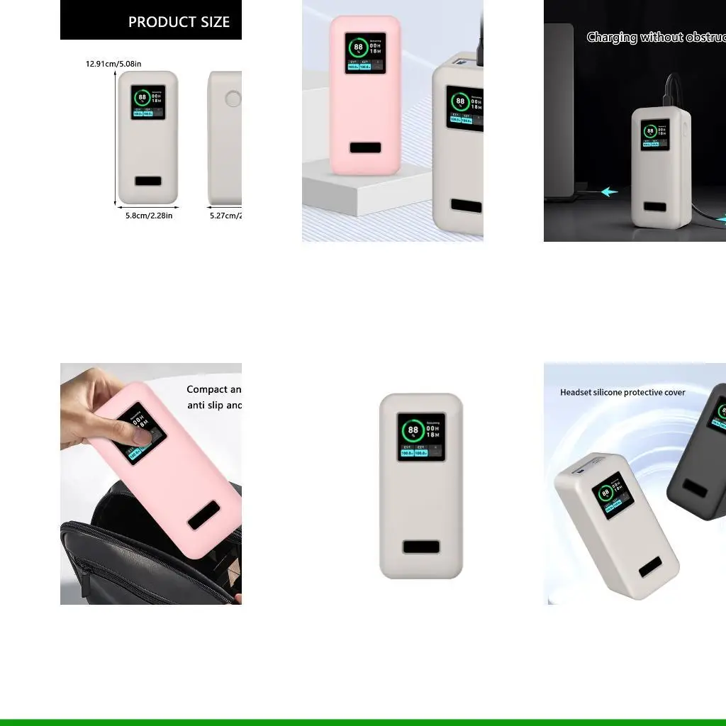 U55C High Elasticity Silicone Shell For 200W 20000mAh M6Z5 Battery Pack Guard Perfect Fit And Lightweight Protections
