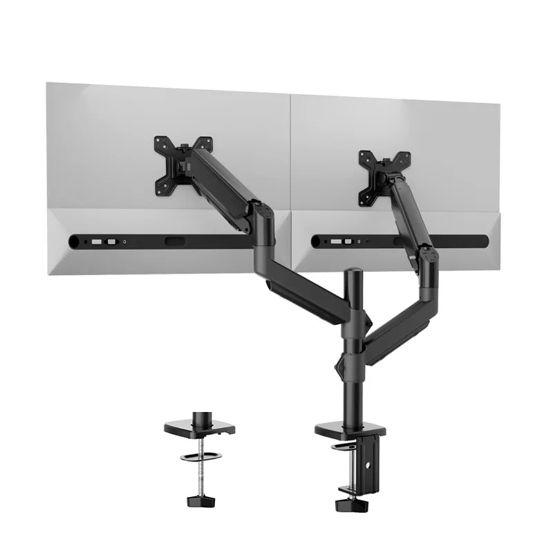 Dual-screen monitor screen lifting is suitable for 13-32 inch computer screen gas spring computer bracket