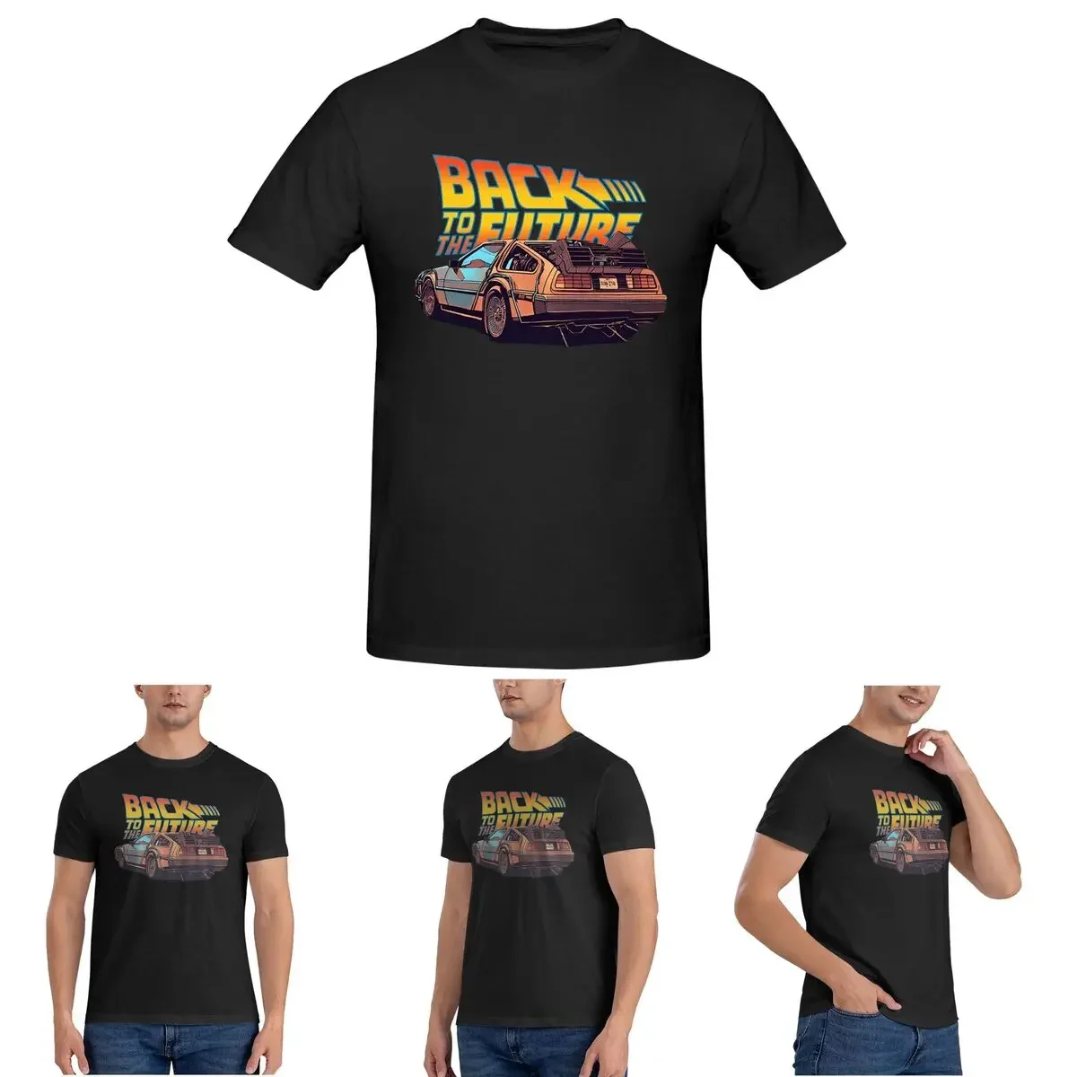 Back To The Future T-Shirt for Men Cotton Plus Size T Shirts Men's Short Sleeve O-Neck Summer Clothes Tops S-6XL
