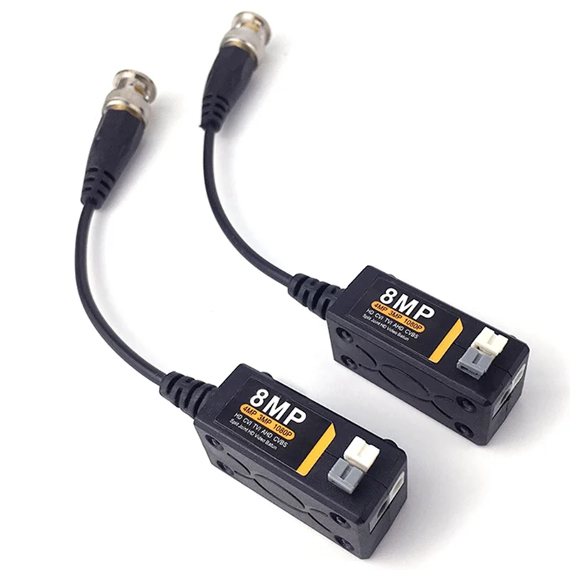FAST-20 Pairs HD BNC Video Balun 8MP 1080P 720P Transceivers UTP Cat5 HD CVI TVI AHD For CAMERA