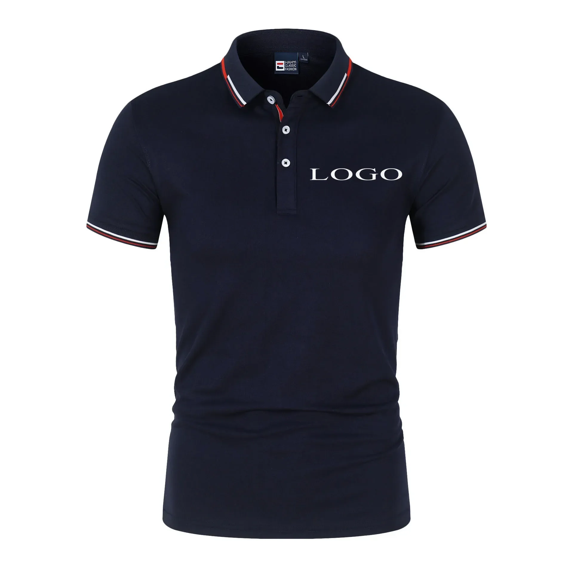 Your Own Design Brand Logo/Picture Personalized Custom Anywhere Men Women DIY Polo shirt Clothing EU size high-end gifts