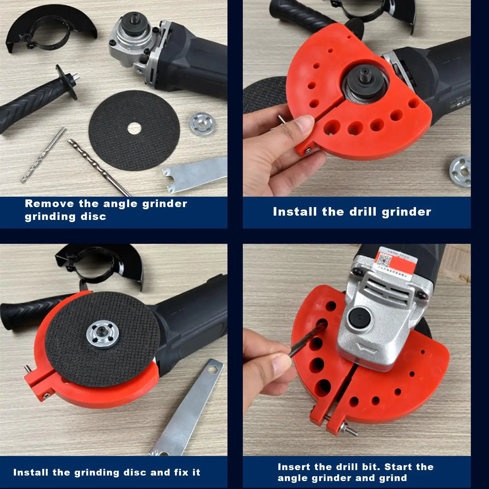 

Drill Bit Sharpener For Grinder Angle Drill Bit Sharpener Portable Grinding Accessories For Office Workshop Kitchen Garden