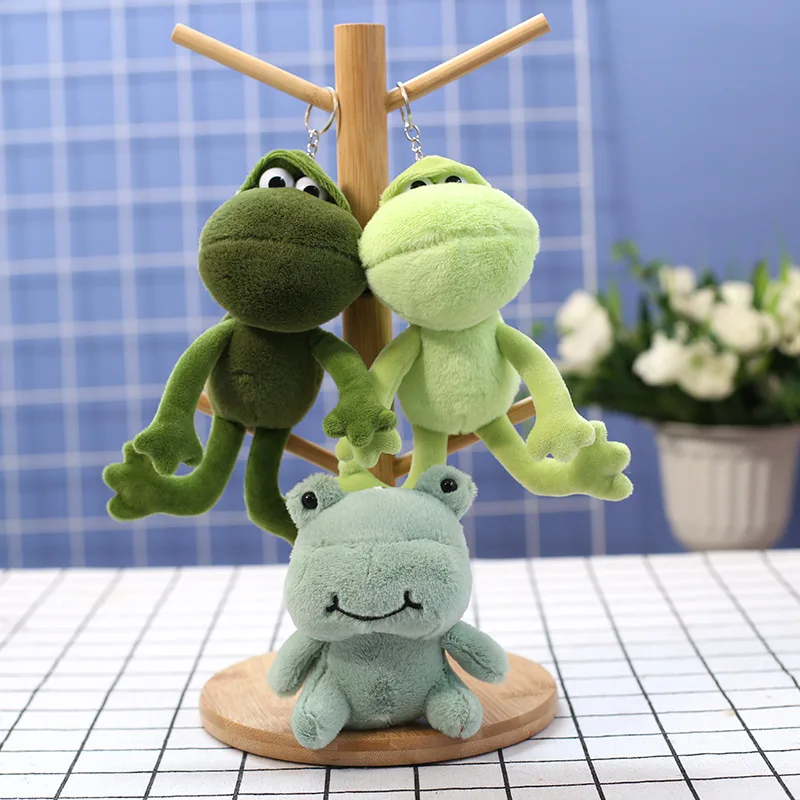 

100Pcs New Cute Ugly Frog Plush Toy Keychain Creative Doll Pendant Student Couple Backpack,Deposit First to Get Discount much W