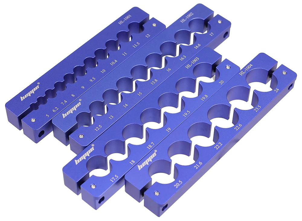 HEPPE Schraubstock-Einsatzklemmen, universelle Schraubstockbacken, Arbeitstisch, multifunktionales Werkzeug, Fahrradpedal, Gabelsattel, Sattelstützen-Reparaturwerkzeug, 5–34,9 mm. – Detail 17