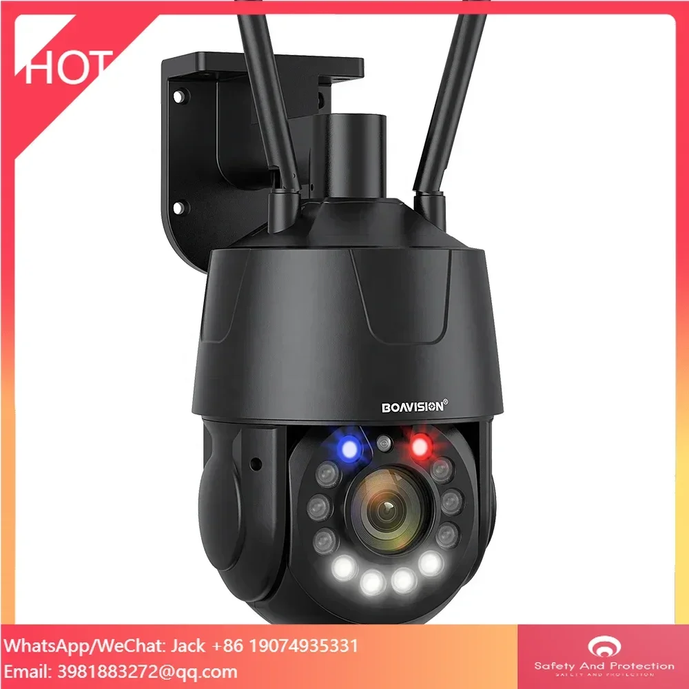 Optical 30X Zoom Wifi PTZ Camera 4K 8MP Smart AI Human Detection POE 4G CCTV IP Camera Security Protection Metal Body IP67