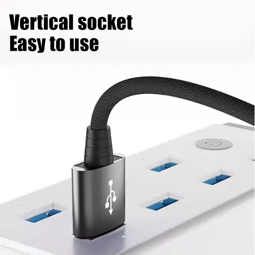 Micro USB Cable 90 Degree Elbow 3A Dual Engineflash Charging Technology 3M for Samsung Xiaomi Redmi