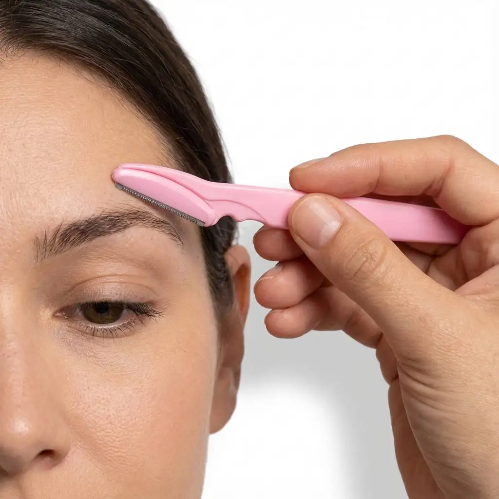 12PCS Dermaplaning Tool Eyebrow Razor Facial Hair Remover for Women Face Shaver Trimmer for Peach Fuzz Shaper Family Pack