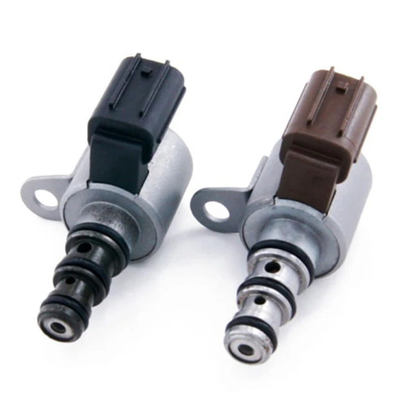 Control de cambio de transmisión automática, solenoide de bloqueo para Honda Accord Acura 28400-P6H-003 28500-P6H-013 (negro)