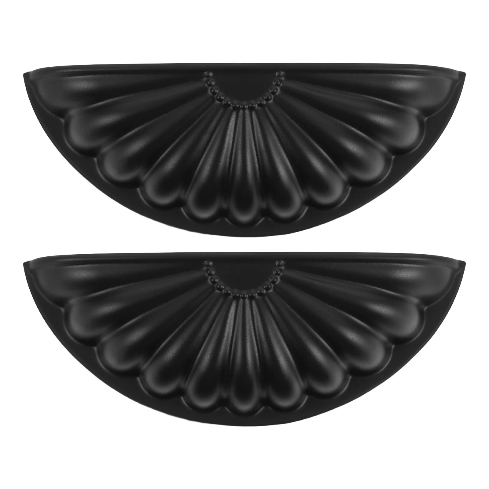 

2Pcs Drawer Pulls 76Mm Zinc Alloy Half Round Cabinet Handles Vintage Style Rustic Furniture Hardware for Dressers Wardrobes