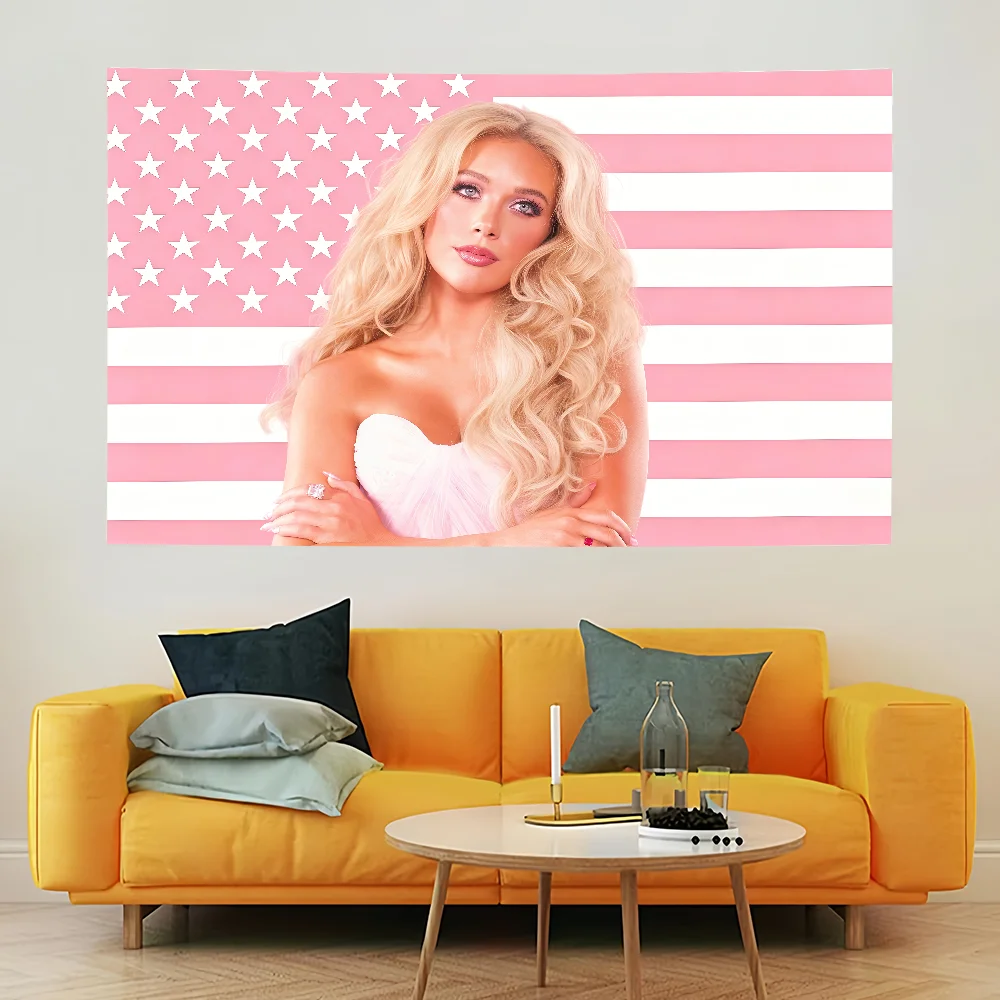 Singer M-Megan Moroney Cloud 9 Flagge, langlebig, für den Innen- und Außenbereich, festliche Dekoration, klassisches Design, für Stangen, Wände, Zimmer, Banner – Detail 5