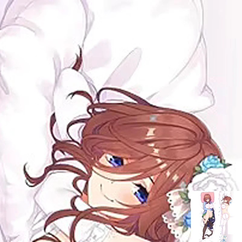 

Anime Dakimakura Pillow Case Fate Sexy and Busty Nakano Miku Double-Sided Halloween Decoration