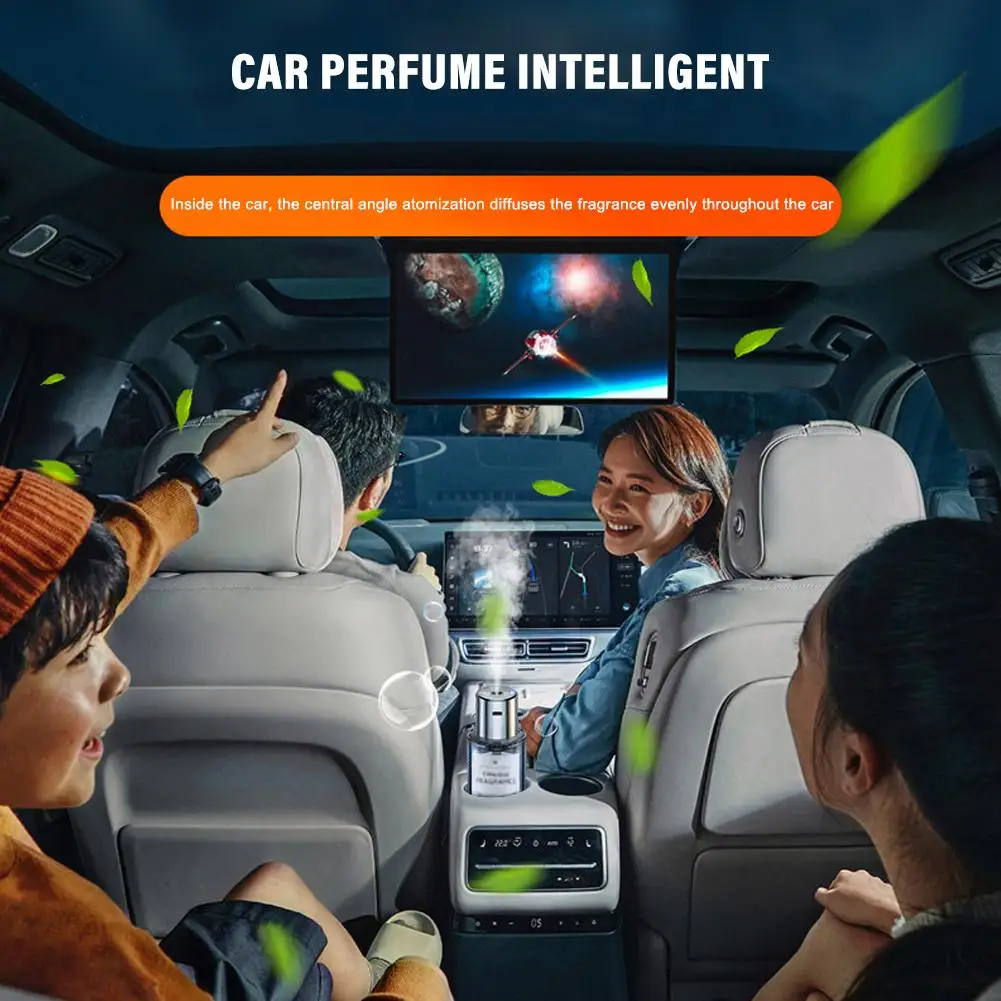 Car Air Freshener Electric Air Diffuser Aroma Car Fragrance Mist Car Perfume Humidifier Air Aromatherapy Auto Accessories