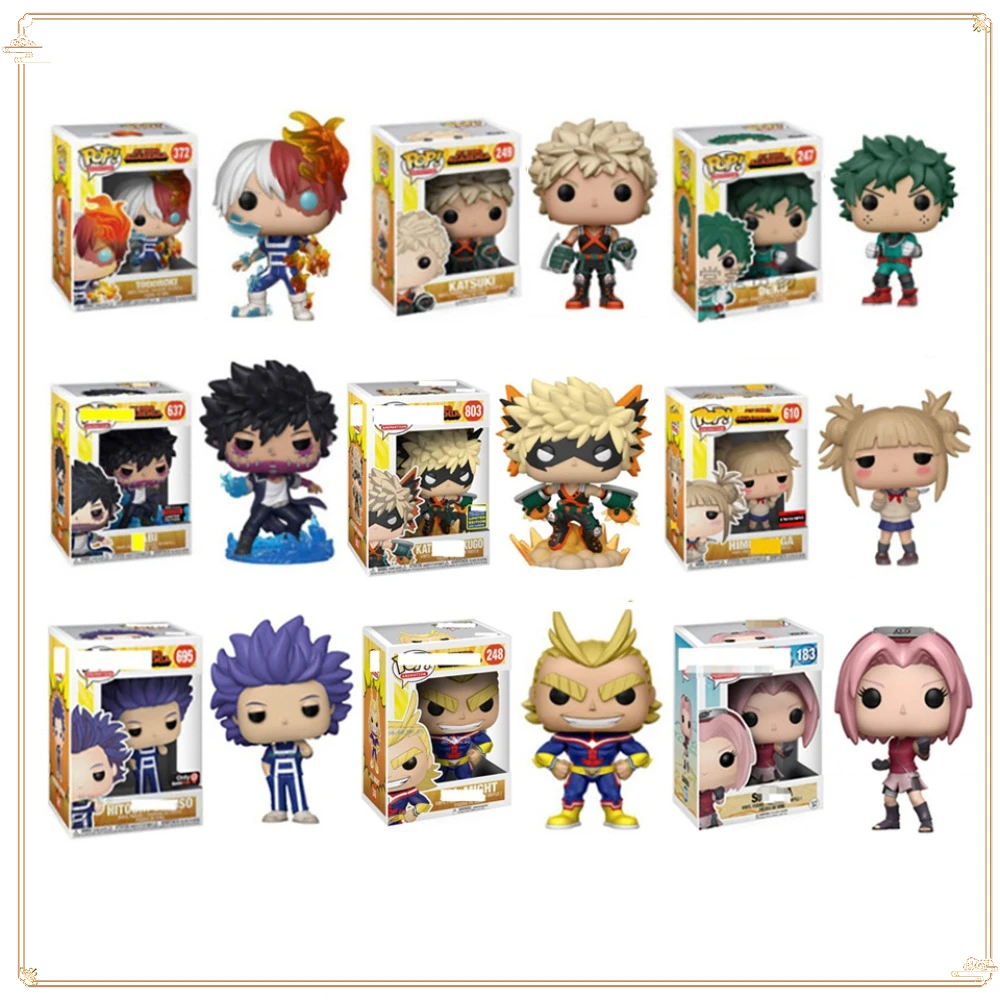 

FUNKO POP My Hero Academia Toy Figures Classic Bakugou Katsuki Todoroki Shoto Deku Dolls Christmas Fun Collection Gift Handmade