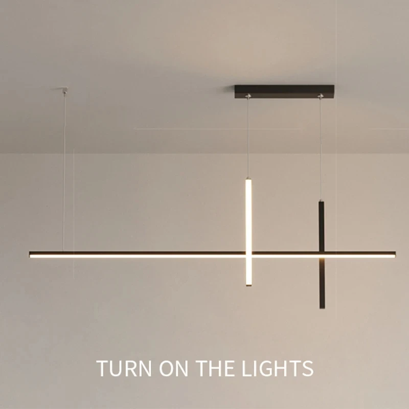 Imagem -04 - Longo Pendurado Lustres Brilhantes para Casa Simples Led Pendant Lights Lâmpadas de Iluminação Interior Modernas Lâmpadas de Iluminação para Quarto Sala de Jantar