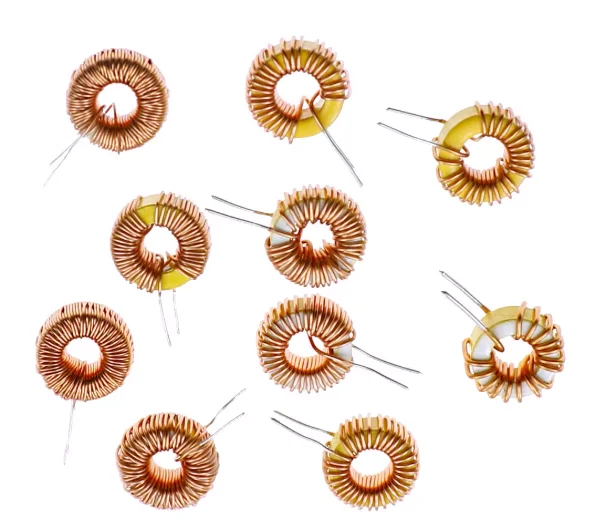 10 أنواع من المحاثات الحلقية: 3A من خلال الفتحة، مع قيم 10uH، 22uH، 33uH، 47uH، 68uH، و470uH، مصنوعة من ماكينة الجرح