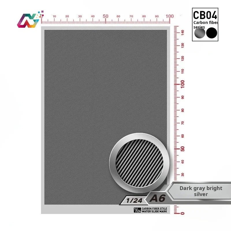 Hobby Mio Koolstofvezel Waterglijbaan Decal Hoge Precisie Twill Textuur voor 1/12 1/24 1/32 Schaal Model Auto Motor Modificatie