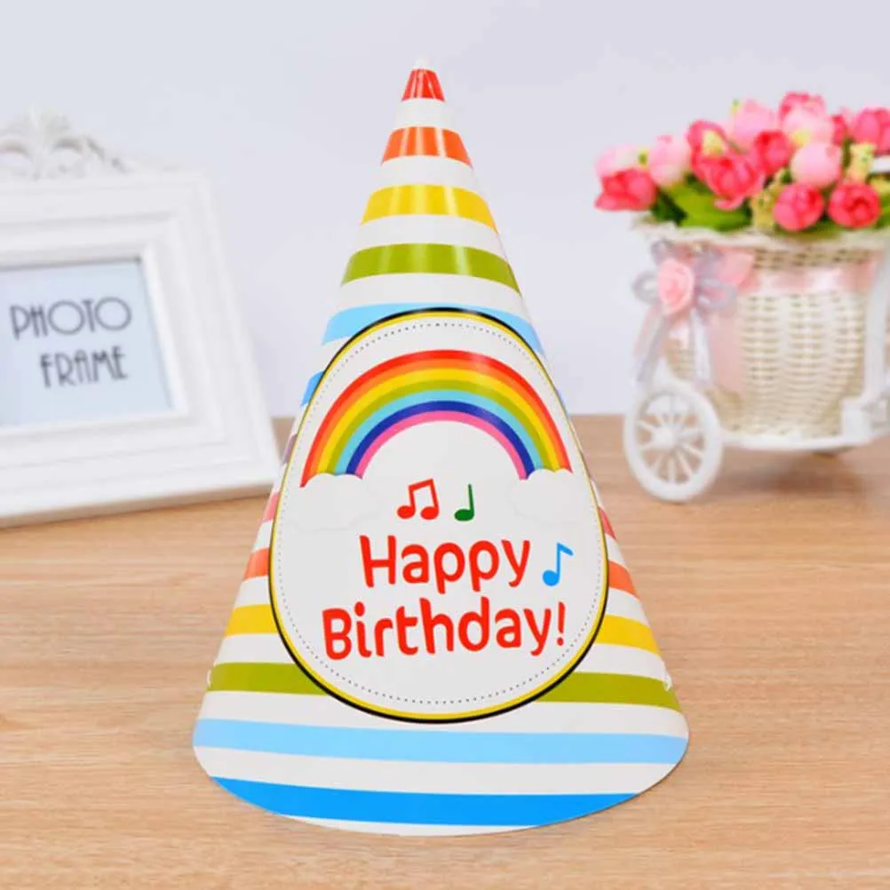 

20 Pcs Party Hats Birthday Cone Flash for Boys Accessories 's Headdress Props