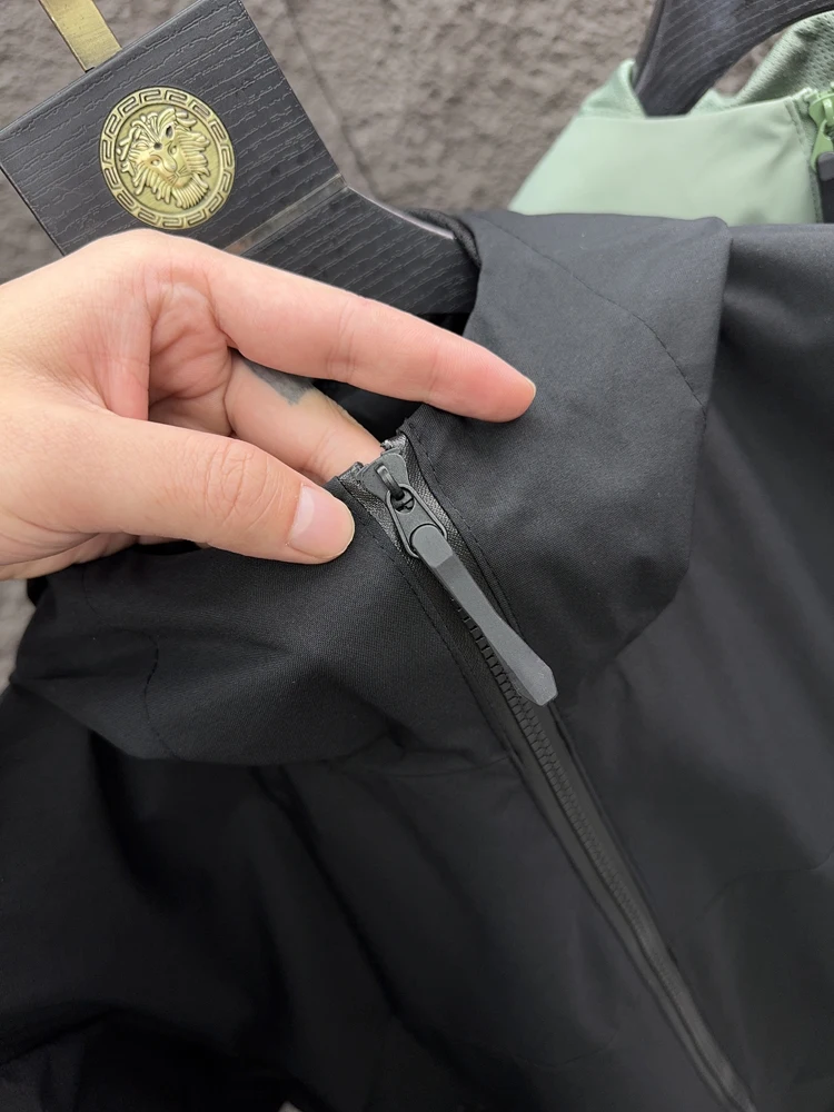 Jaet Soft ell casual con cappuccio da uomo Outdoor Primavera Confortevole e traspirante Faion Urban Sle Long Sve Stand Fit Pamp...