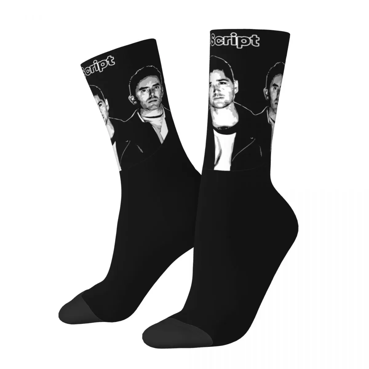 

Female Male The Script Rock Music Band Socks Cute Fashion Satellites Tour 2024 Socks Harajuku Middle TubeSocks Small Gifts