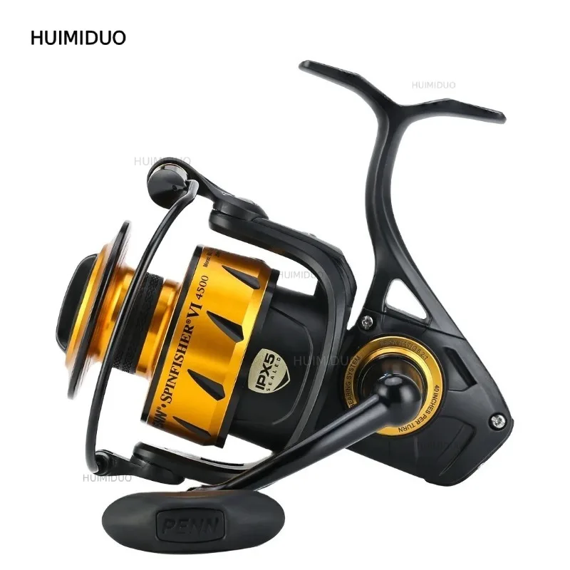 Pennsylvania Spin Reel  VI SSVI 3500-10500 Full Metal Deep Sea Brine Drag Reel