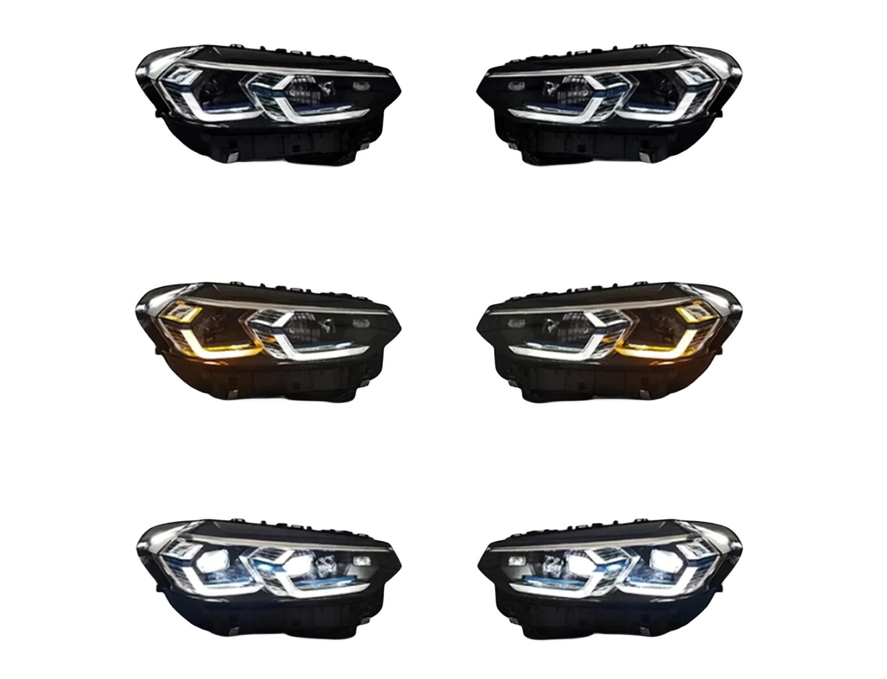 

LED Laser Headlight Headlamp for BMW X3 X4 G01 G08 18-23 DRL Daytime Running Light Turn signal