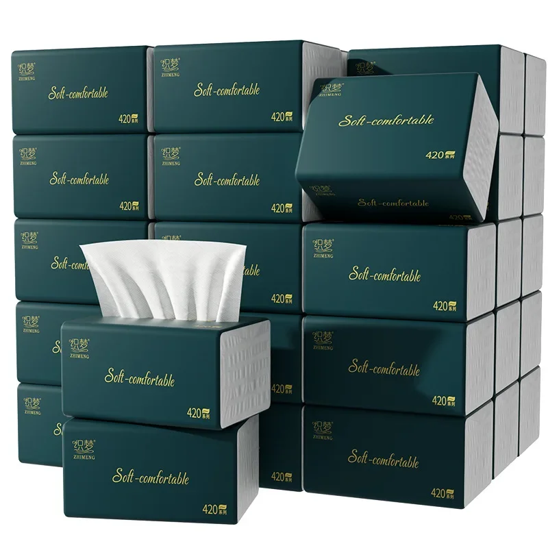 10 Boxes Household Paper Toilet Paper Affordable Towels Removable Facial Tissues Toilet Paper Napkins Disposable Cleaning Wipes