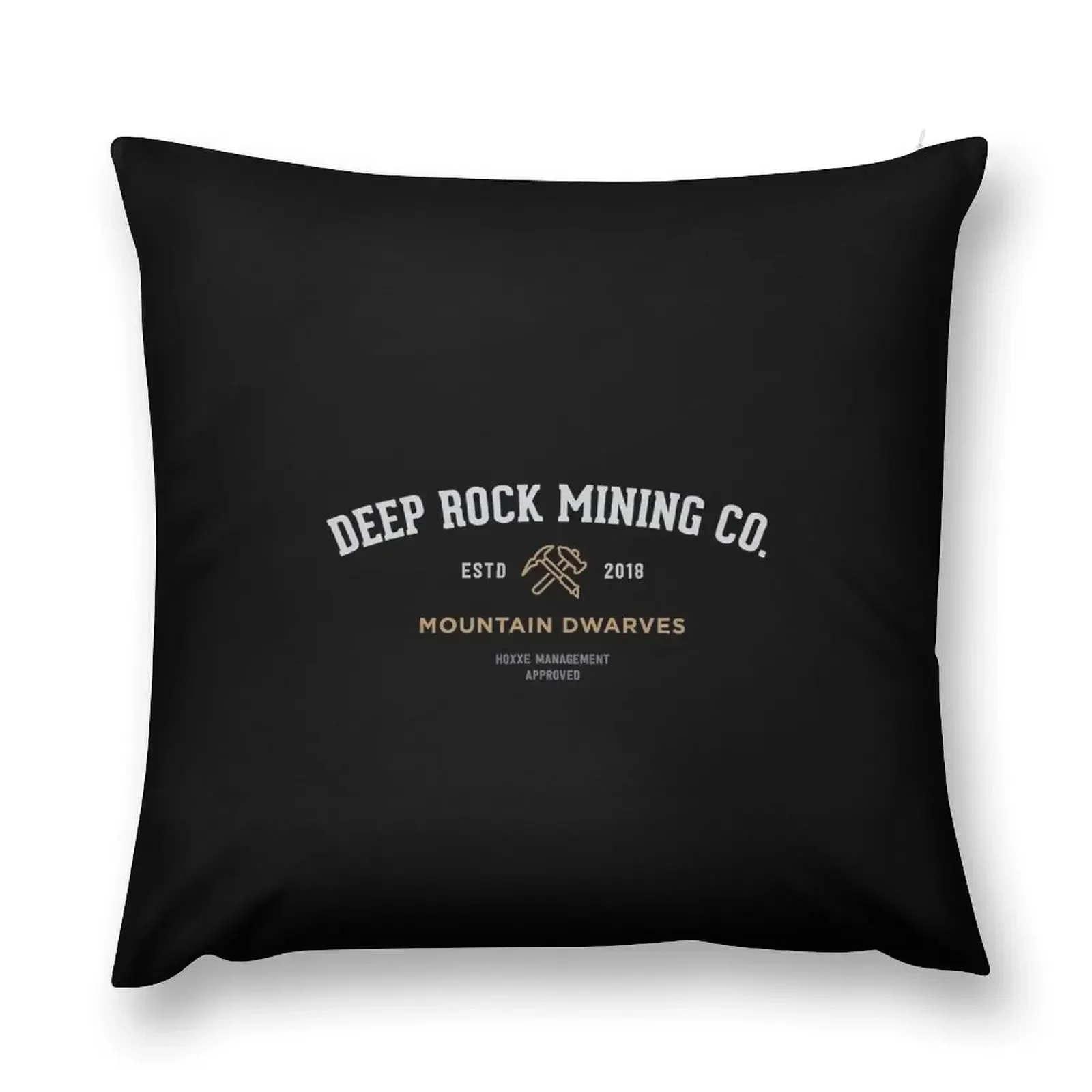 

Deep Rock Galactic Mining Co. White Throw Pillow Luxury Sofa Cushions Christmas Pillows Plaid Sofa pillow