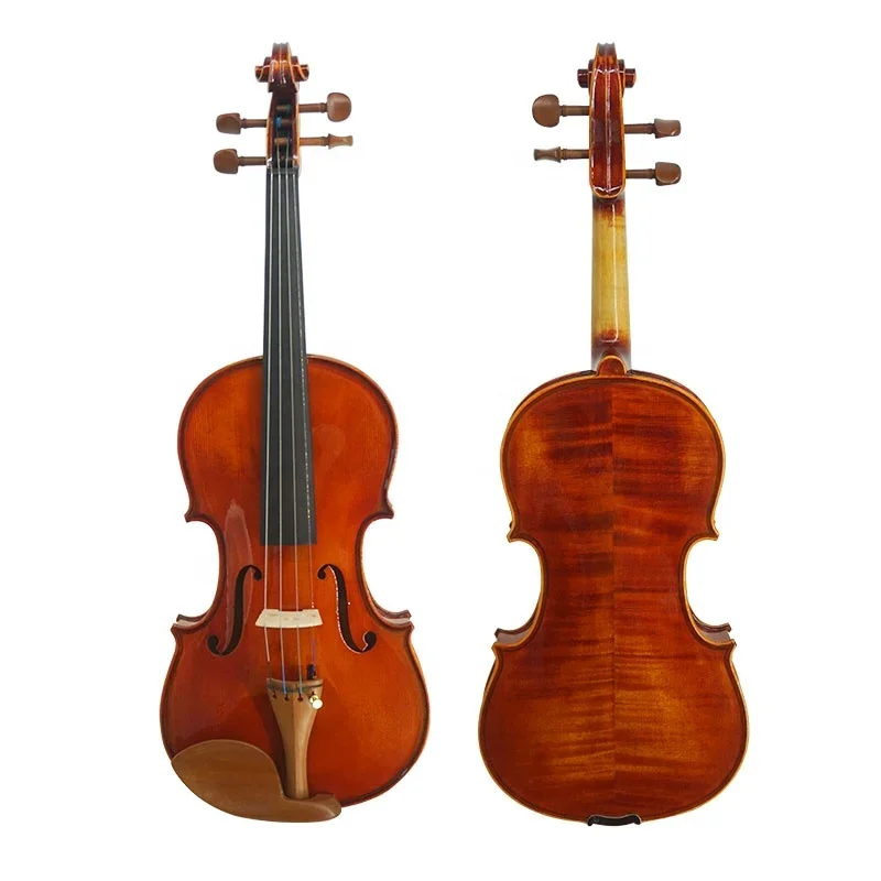 China Sinomusik Aiersi made professional violin musical instrument 4/4 wholesale price red brown master antique violins for sale