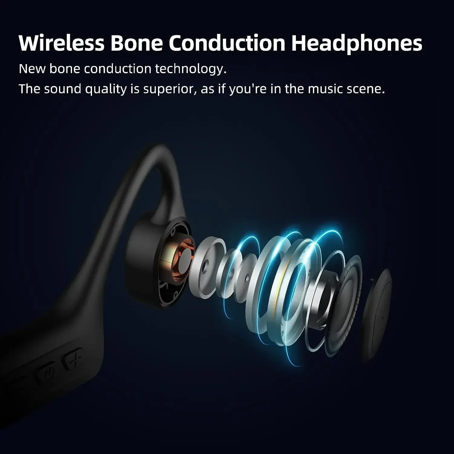 for aftershokz Bone Conduction Bluetooth Headphones 32GMemory Sports for xiaomi Waterproof Swimming headsets for shokz open ear