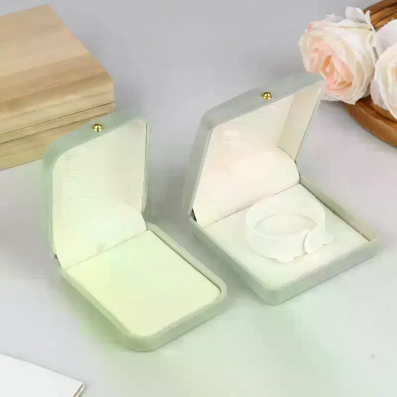 Бархатная шкатулка для драгоценностей, кольца, ожерелья, серьги, подвески, коробка для хранения для женщин, упаковка ювелирных изделий