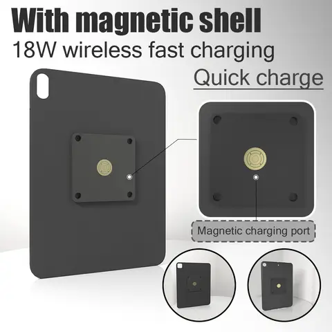 POE magnetiskt väggfäste med laddningsfodral, stöd, iPad-stativ, fodral för iPad mini 6:e generationen/iPad Pro 11 12.9 POE-ström 10 best sales iPad väggfäste med strömförsörjning - №5