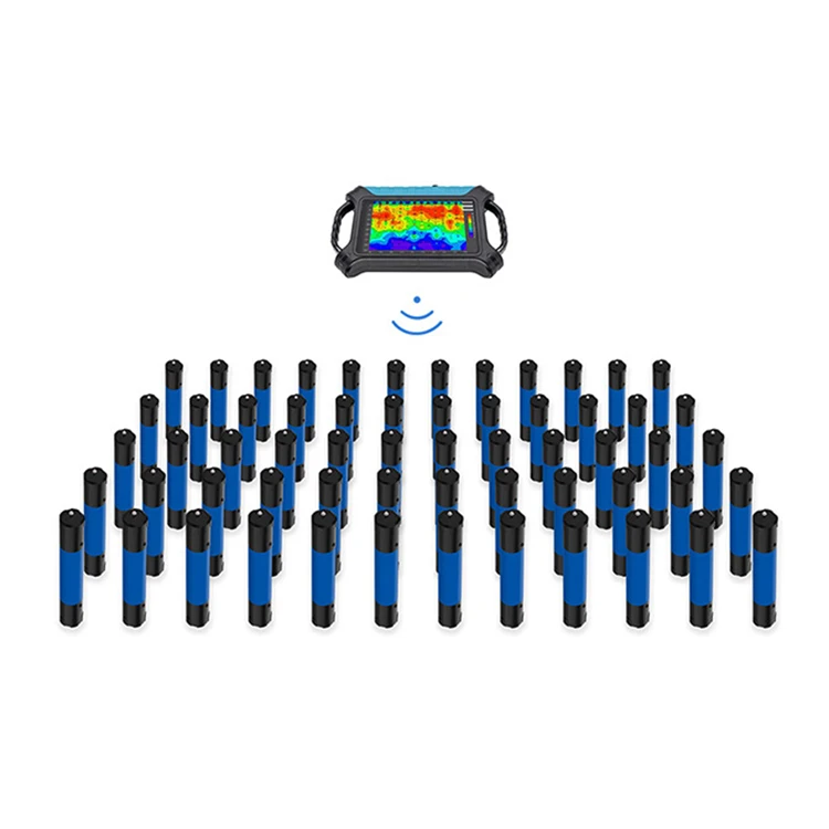 

Full wireless detection 3D Matrix Rectangle Form High-density Magnetotelluric Exploration System with 6 geophysical probes