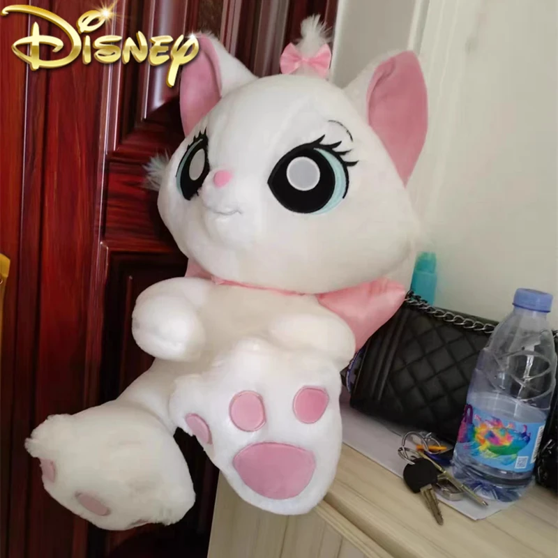 Disney Marie Cat Kawaii Anime Cat Plush Stuffed Animal Throw Pillow Toy Room Decoration For Couple Valentine'S Day Xmas Gift