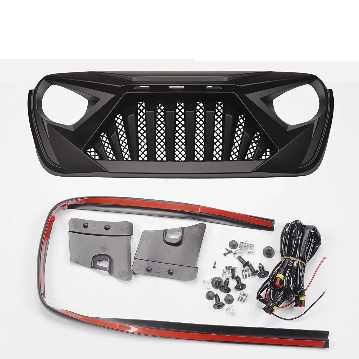 new design  for  accessories 4x4 offroad Front car Grille For JEEP Wrangler JL