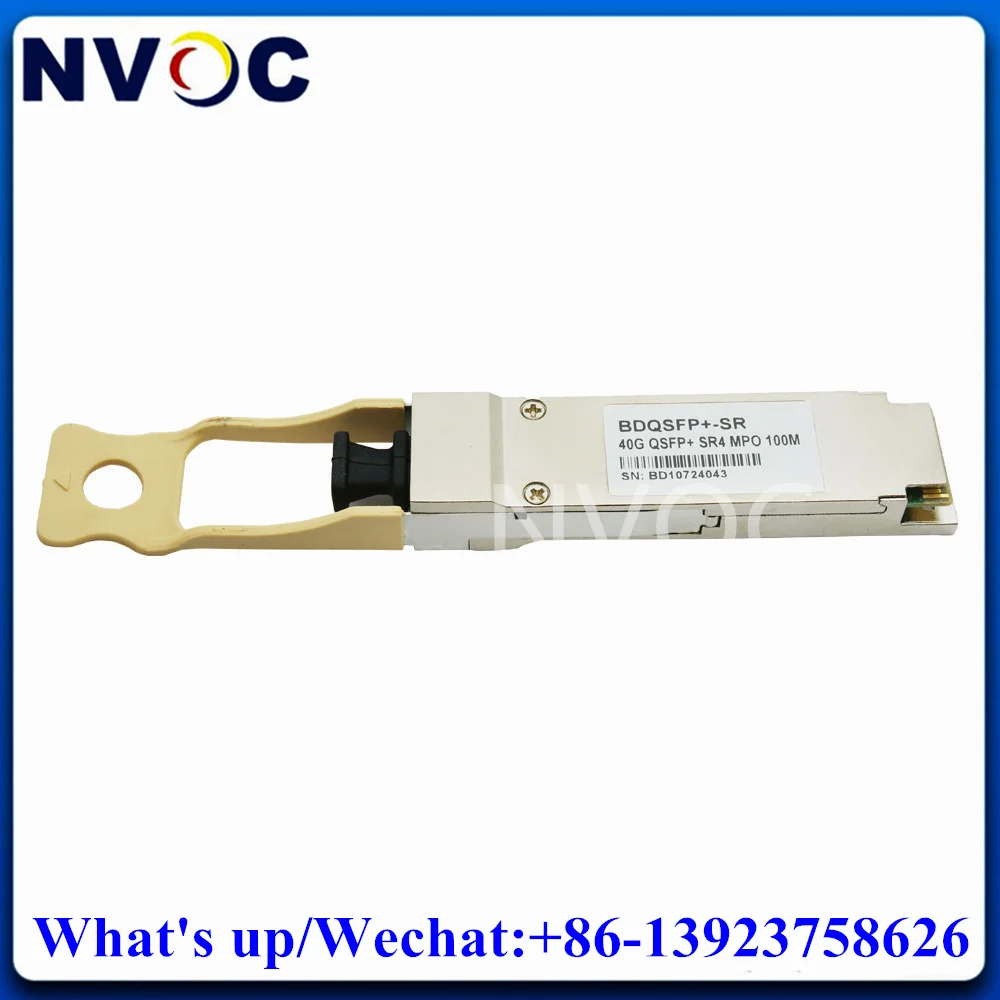 

40G QSFP+ 850nm SR4 100M MPO, Base MMF Connector Optic Transceiver Module Fiber