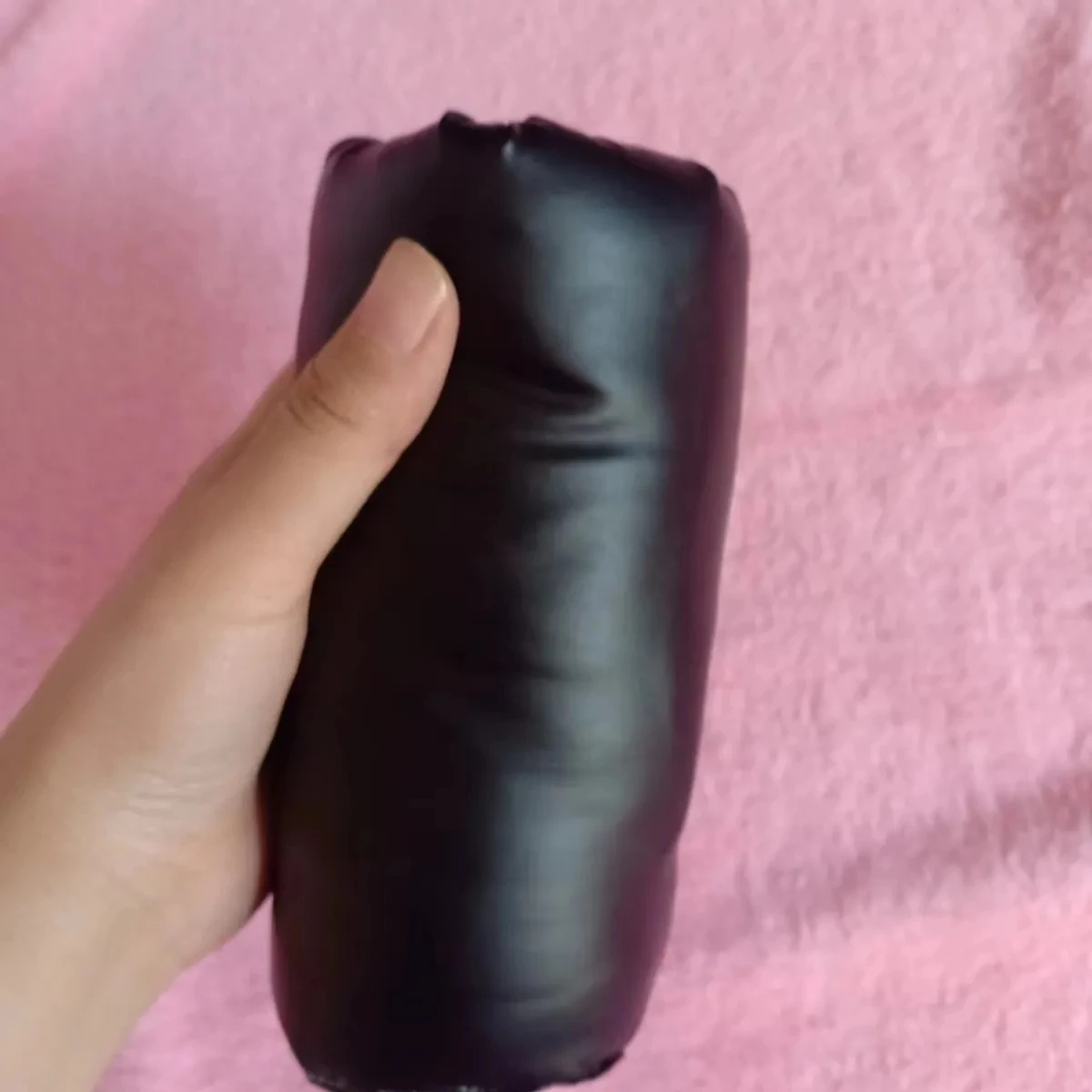 Handmake Man's Cotton Puffy Tube Masturbator Male Pocket Pussy Sexy Message Speical Use Extraction Masturbatory Message