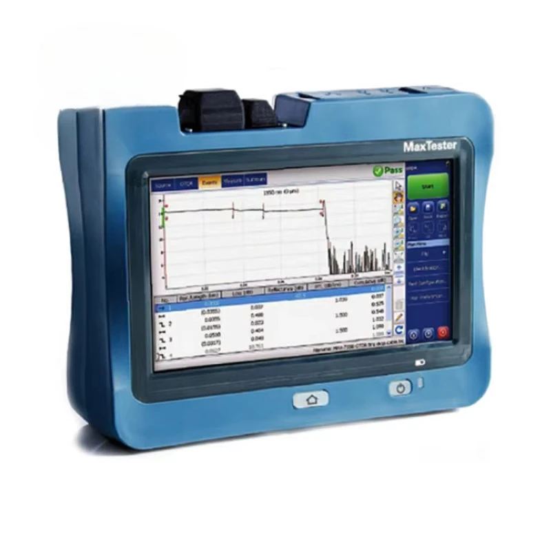 EXFO Max730D -SM8 OTDR 1310/1550/1650nm 39/38/38dB, Máquina OTDR, Medidor de Potencia IOLM, Fuente de Luz, Pantalla Táctil de 7 Pulgadas