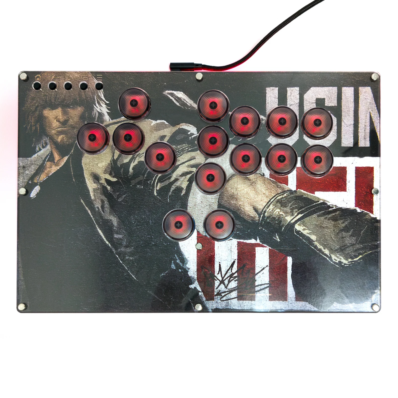 HUIXIN Hitbox Mini Series juego de lucha Joystick controlador Arcade Fighting Stick Hitbox personalizable para PS4/PS5/PC/NS/teléfono